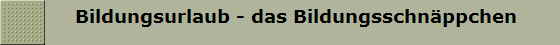     Bildungsurlaub - das Bildungsschn�ppchen 