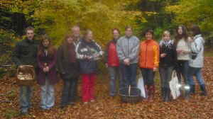 Gruppenbild im Herbstlaub_1