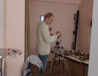 Kevin dokumentierte mit der Filmkamera