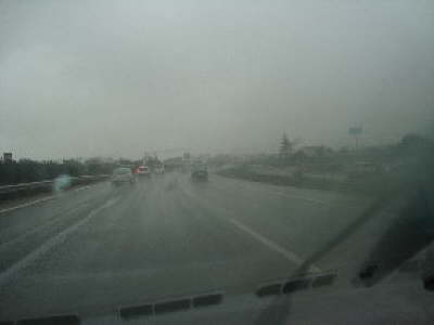 Vom Regen begr��t...